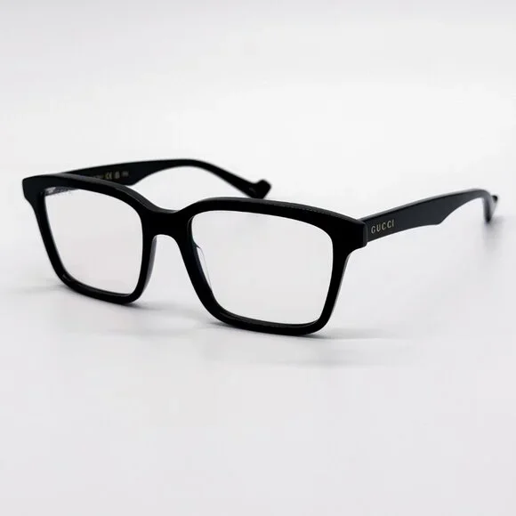 NEW GUCCI EYEGLASSES SQUARE BLACK MEN GUCCI GG0964S 001
